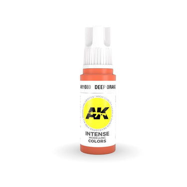 AK Interactive AK11080 Deep Orange Intense Acrylic Paint 17ml (3rd Generation)